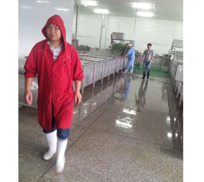 食品清洗生产线控温